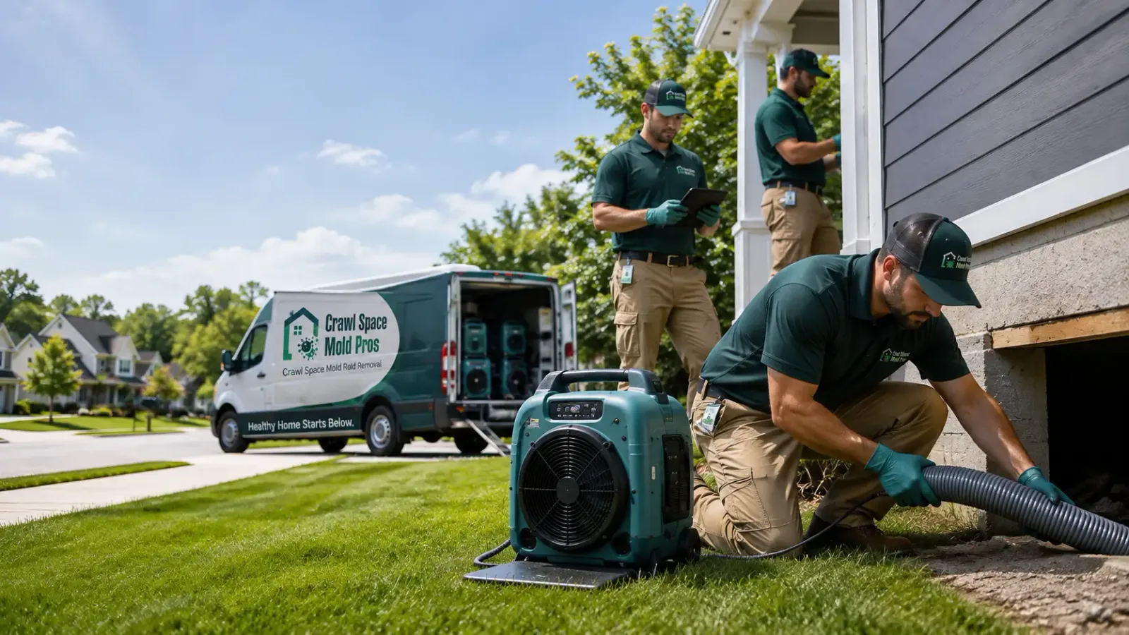 Crawl Space Mold Removal in Adelphi, OH